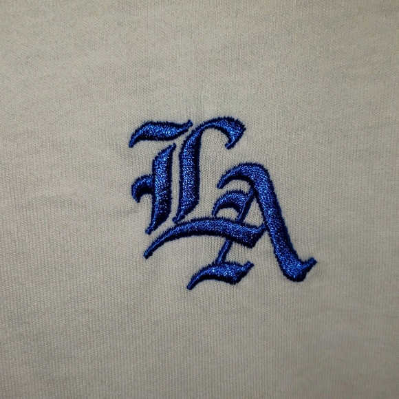 NWT Nike White with Blue/lavender embroidery. LA King James sz. 2XL. - Picture 5 of 8